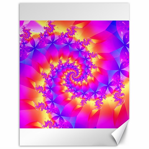 Colorful Psychedelic Spiral Fractal Canvas 18  x 24  from ArtsNow.com 17.8 x23.08  Canvas - 1