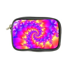 Colorful Psychedelic Spiral Fractal Coin Purse from ArtsNow.com Front