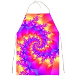 Colorful Psychedelic Spiral Fractal Full Print Apron