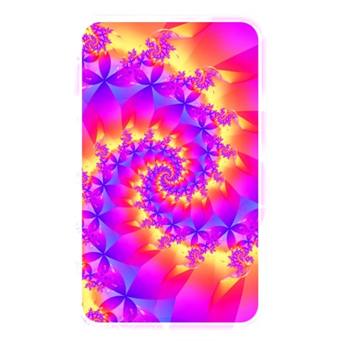 Colorful Psychedelic Spiral Fractal Memory Card Reader (Rectangular) from ArtsNow.com Front