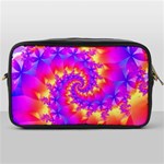 Colorful Psychedelic Spiral Fractal Toiletries Bag (One Side)