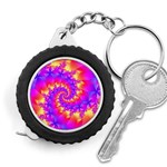 Colorful Psychedelic Spiral Fractal Measuring Tape