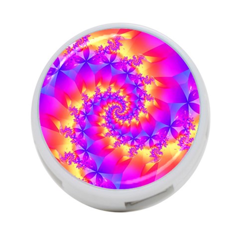 Colorful Psychedelic Spiral Fractal 4 Front