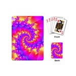 Colorful Psychedelic Spiral Fractal Playing Cards (Mini)