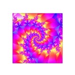 Colorful Psychedelic Spiral Fractal Satin Bandana Scarf