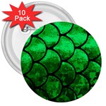 Fish Scales 3  Button (10 pack)