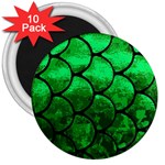 Fish Scales 3  Magnet (10 pack)