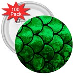 Fish Scales 3  Button (100 pack)