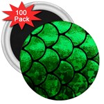 Fish Scales 3  Magnet (100 pack)