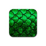 Fish Scales Rubber Coaster (Square)