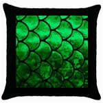 Fish Scales Throw Pillow Case (Black)