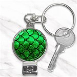 Fish Scales Nail Clippers Key Chain