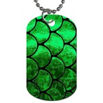 Fish Scales Dog Tag (One Side)