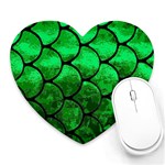 Fish Scales Heart Mousepad