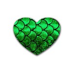 Fish Scales Heart Coaster (4 pack)