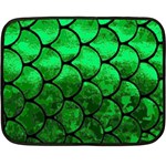 Fish Scales Double Sided Fleece Blanket (Mini)