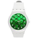 Fish Scales Round Plastic Sport Watch (M)