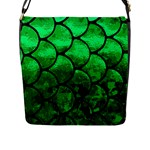 Fish Scales Flap Closure Messenger Bag (L)