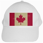 grunge canadian flag  White Cap