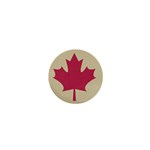 grunge canadian flag  1  Mini Button