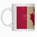 grunge canadian flag  White Mug