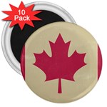 grunge canadian flag  3  Magnet (10 pack)