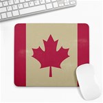 grunge canadian flag  Large Mousepad