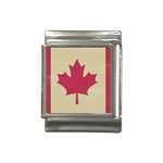 grunge canadian flag  Italian Charm (13mm)