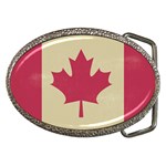 grunge canadian flag  Belt Buckle