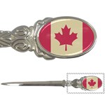 grunge canadian flag  Letter Opener