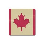 grunge canadian flag  Magnet (Square)