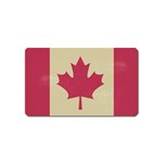 grunge canadian flag  Magnet (Name Card)