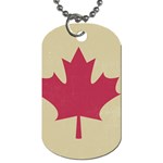 grunge canadian flag  Dog Tag (One Side)