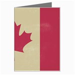 grunge canadian flag  Greeting Card