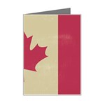 grunge canadian flag  Mini Greeting Card