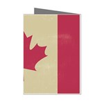 grunge canadian flag  Mini Greeting Cards (Pkg of 8)