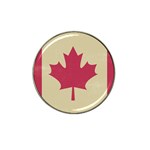 grunge canadian flag  Hat Clip Ball Marker