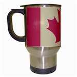 grunge canadian flag  Travel Mug (White)