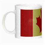 grunge canadian flag  Night Luminous Mug