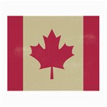 grunge canadian flag  Small Glasses Cloth