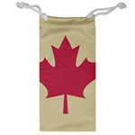 grunge canadian flag  Jewelry Bag