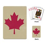 grunge canadian flag  Playing Cards Single Design