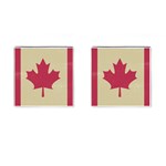 grunge canadian flag  Cufflinks (Square)