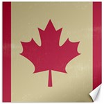 grunge canadian flag  Canvas 12  x 12 