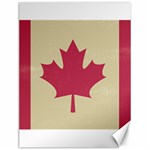 grunge canadian flag  Canvas 12  x 16 