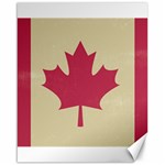 grunge canadian flag  Canvas 16  x 20 