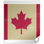 grunge canadian flag  Canvas 20  x 24 