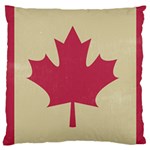 grunge canadian flag  Large Cushion Case (One Side)