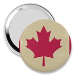 grunge canadian flag  3  Handbag Mirror