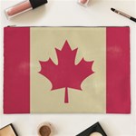 grunge canadian flag  Cosmetic Bag (XXL)